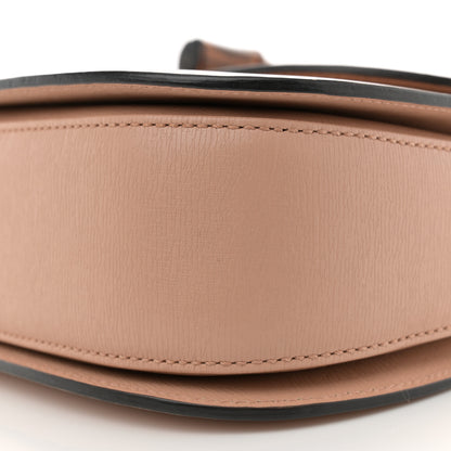 Gucci Shangai Calfskin Small Classic Bamboo Top Handle Bag Pink Apricot 10 of 14
