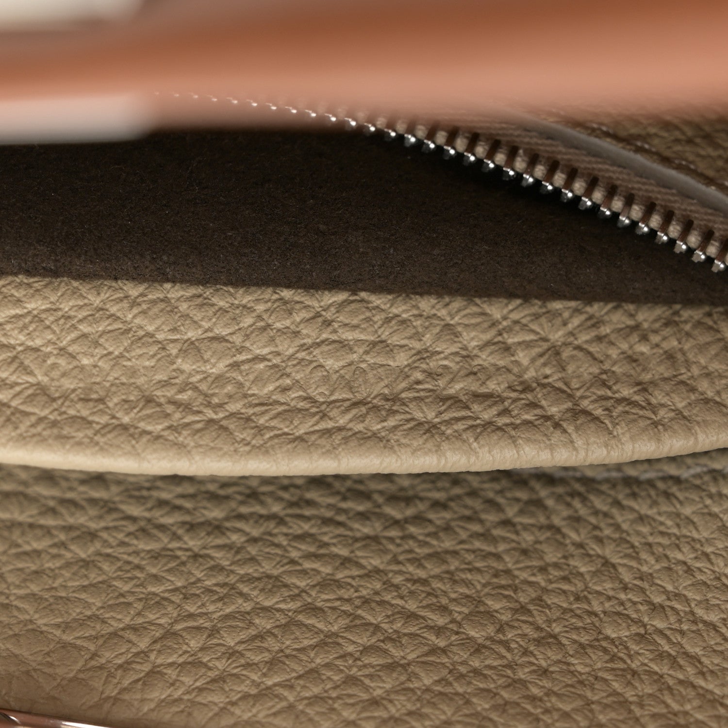 Fendi Cuoio Romano Selleria Bi-Color Mini Peekaboo Iconic Satchel Mou Milk 7 of 10
