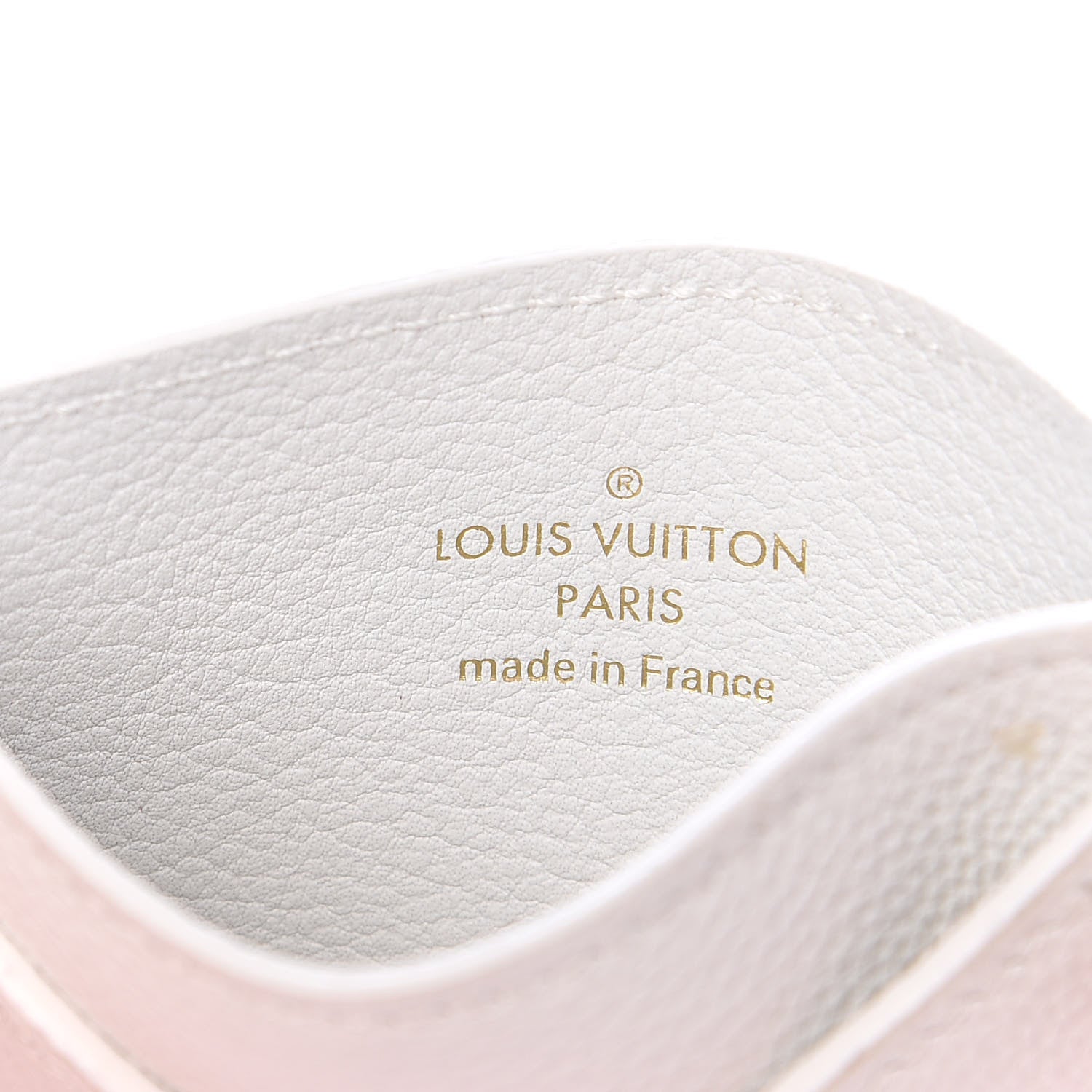 Louis Vuitton Calfskin Lockme Card Holder White 6 of 8