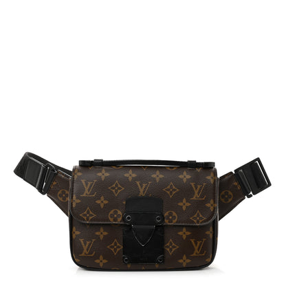 Louis Vuitton Monogram Macassar S Lock Messenger 1 of 12