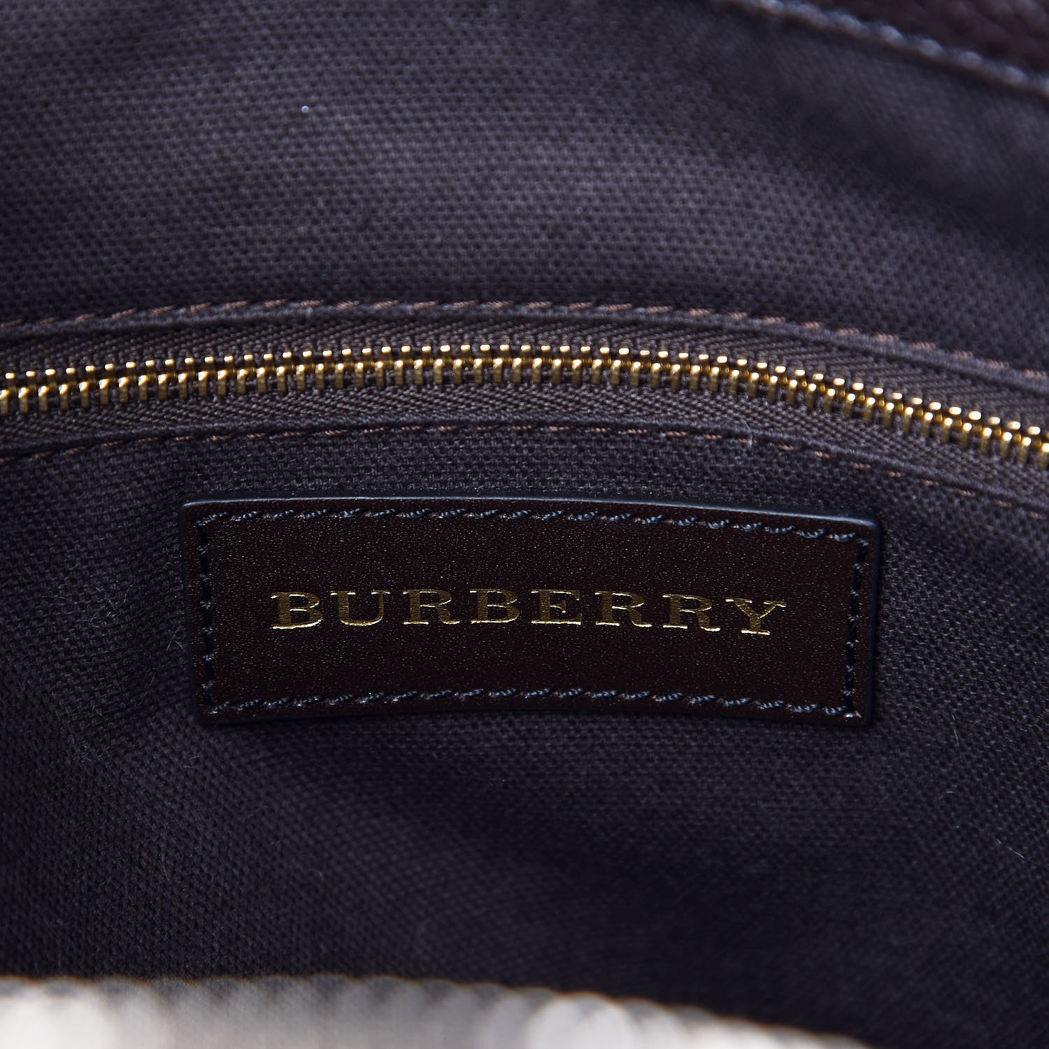 Burberry Haymarket Check Small Gladstone Chocolate 6 of 9