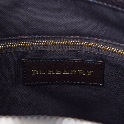 Burberry Haymarket Check Small Gladstone Chocolate 6 of 9