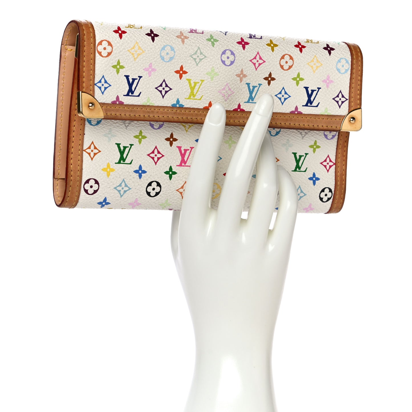 Monogram Multicolor Porte Tresor International Wallet White