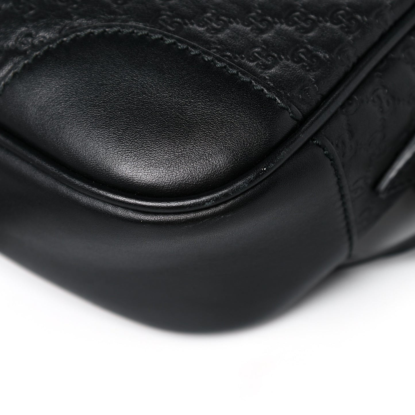 Microguccissima Mini Bree Messenger Bag Black