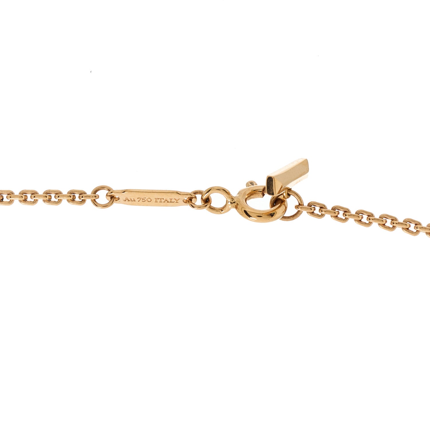 Tiffany 18K Yellow 18K Rose Gold Diamond Large T T1 Circle Pendant Necklace 5 of 6