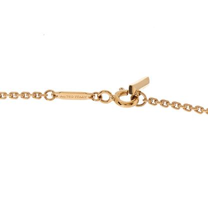 Tiffany 18K Yellow 18K Rose Gold Diamond Large T T1 Circle Pendant Necklace 5 of 6