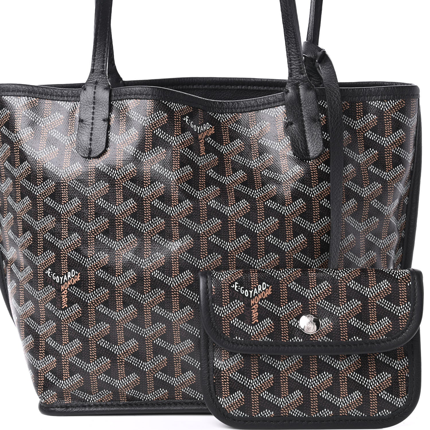 Goyard Goyardine Reversible Mini Anjou Black 9 of 11
