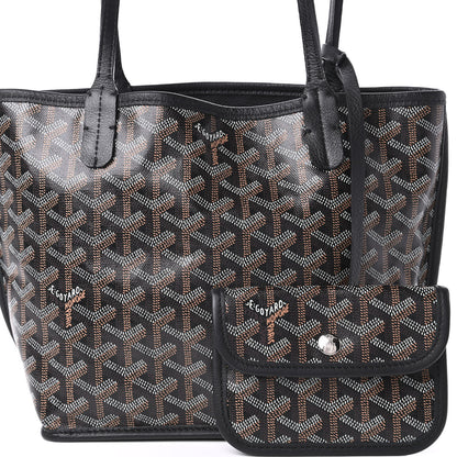 Goyard Goyardine Reversible Mini Anjou Black 9 of 11