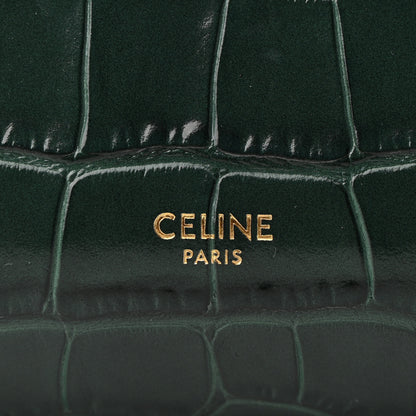 Celine Calfskin Crocodile Embossed Nano Belt Bag Amazone 6 of 10