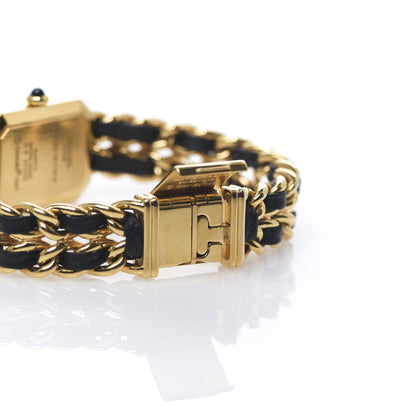 Chanel Stainless Steel Lambskin 20mm Chain Premiere Quartz Watch Gold L 5 of 5