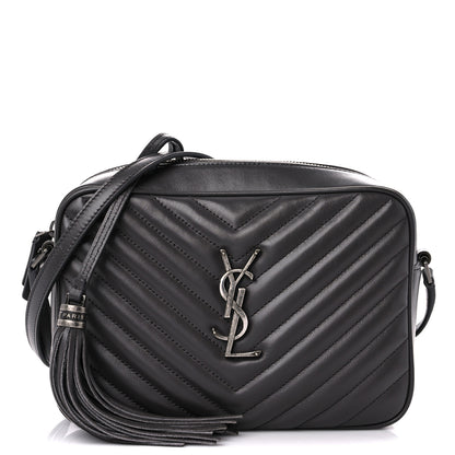 Saint Laurent Calfskin Matelasse Monogram Lou Camera Bag 1 of 9
