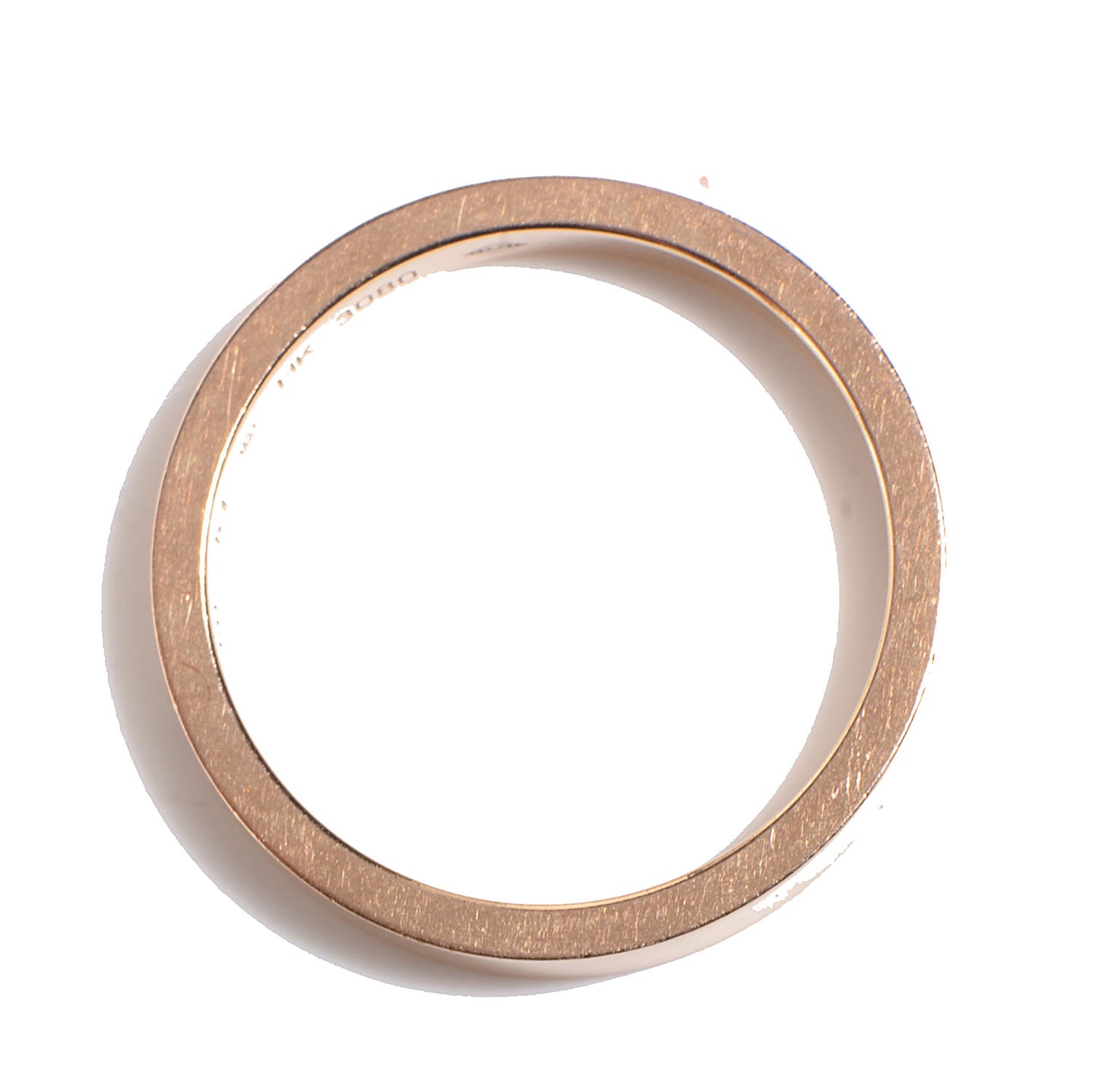 18K Yellow Gold 3mm C De Wedding Band Ring 53 6.25