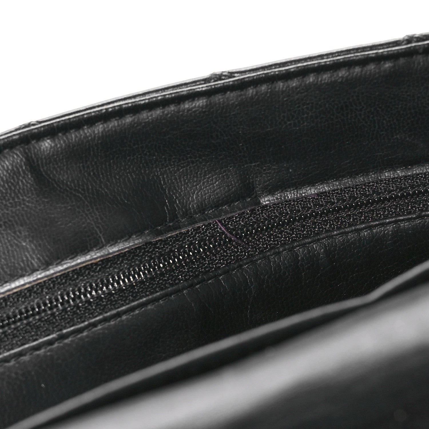 Chanel Lambskin Stitched Briefcase Bag Black 12 of 14