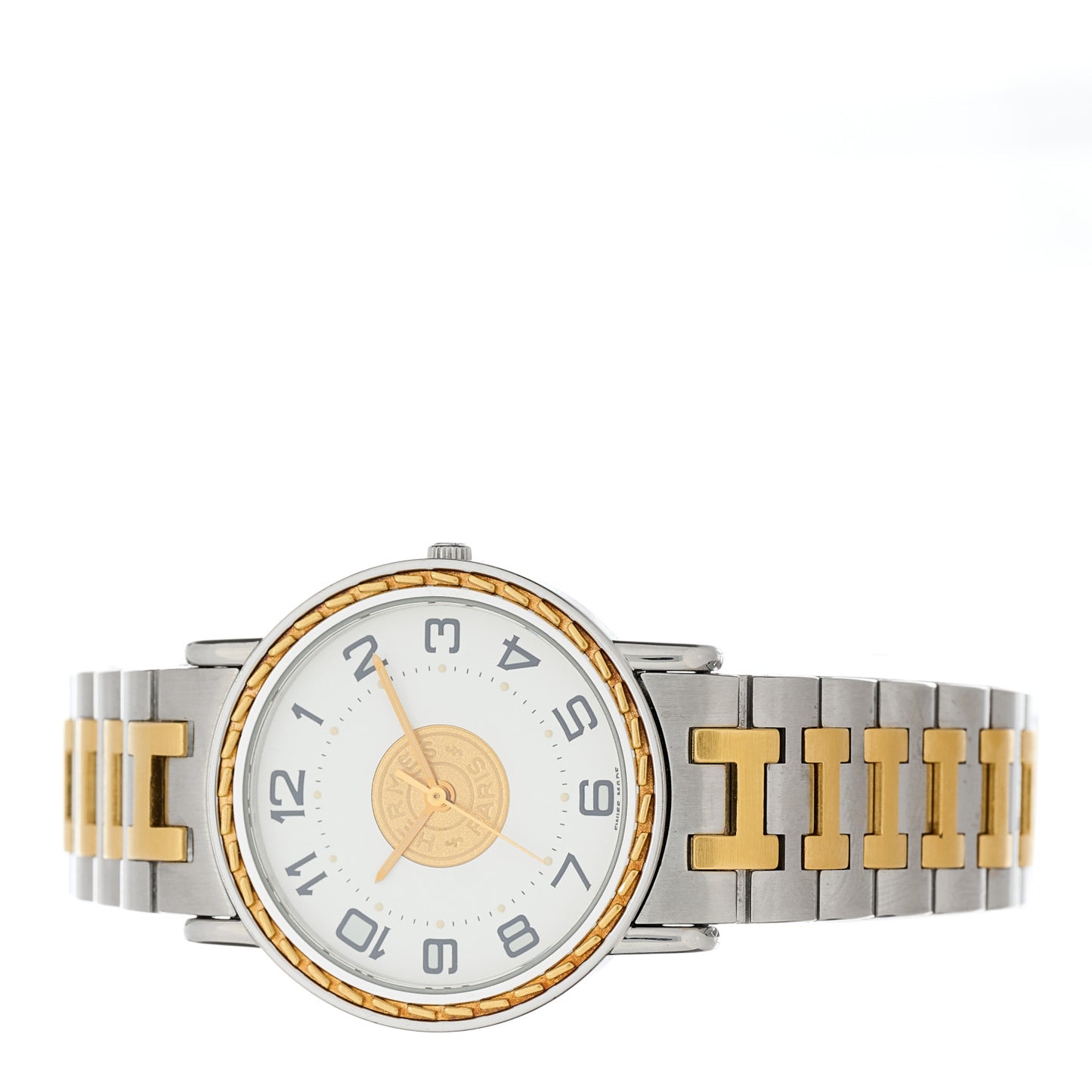 Stainless Steel 32mm Sellier Quartz Watch Gold