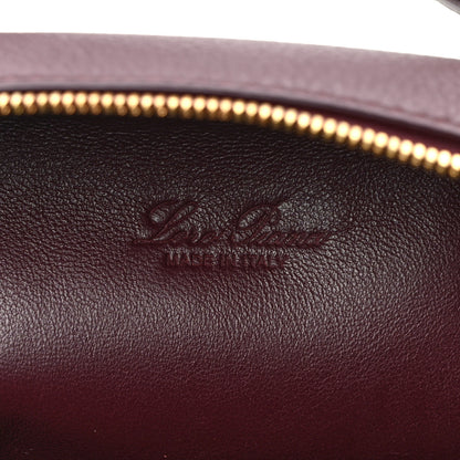 Loro Piana Grained Calfskin L19 Extra Pocket Pouch Azuki Beans 6 of 8