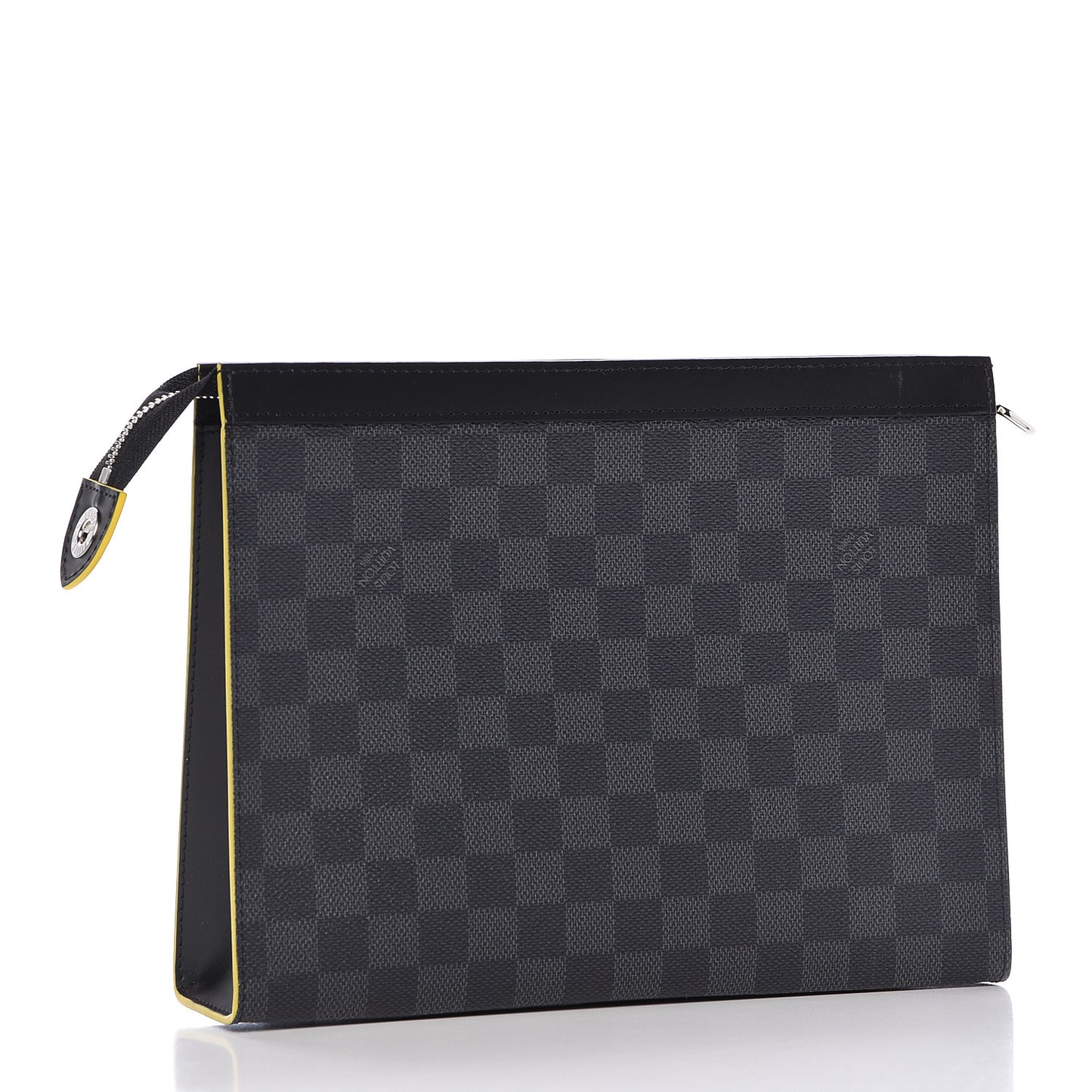 Damier Graphite Pochette Voyage MM Yellow