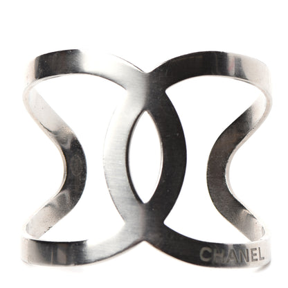 Chanel Metal CC Cuff Silver 1 of 4