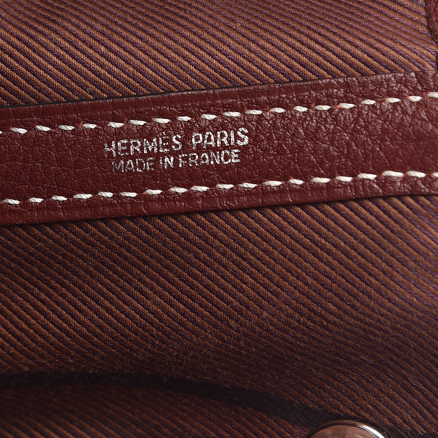 Hermes Negonda Garden Party Tote 36 MM Rouge H 6 of 12