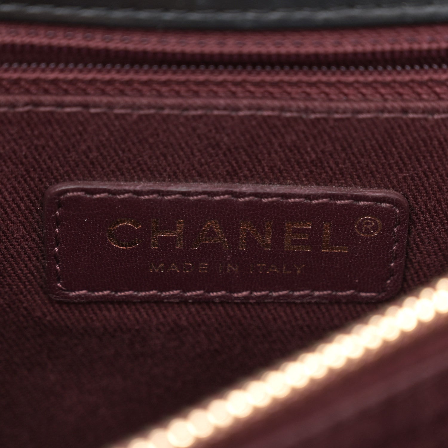 Chanel Calfskin Chevron Stitched Medium Coco Flap Bag Black 6 of 10