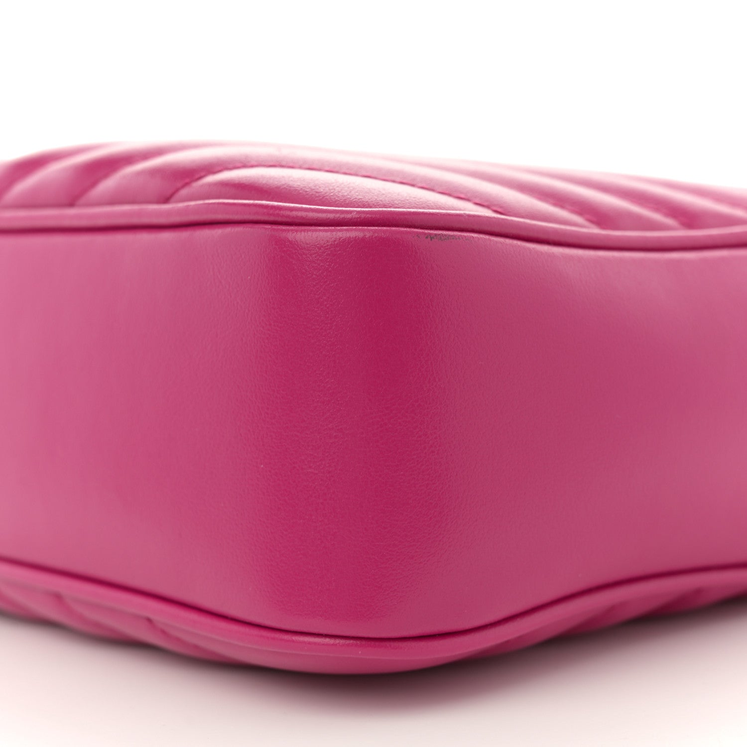 Saint Laurent Calfskin Matelasse Monogram Lou Camera Bag Bright Pink 10 of 17