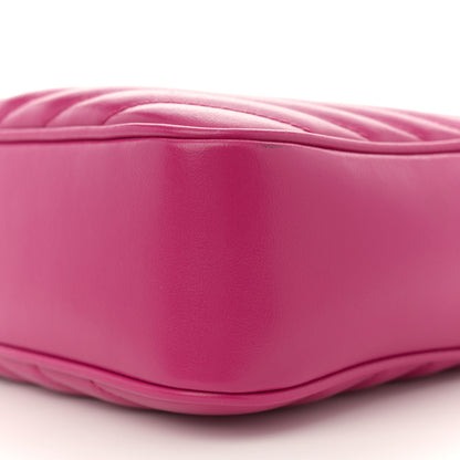 Saint Laurent Calfskin Matelasse Monogram Lou Camera Bag Bright Pink 10 of 17