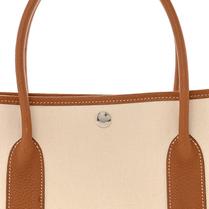 Hermes Toile Negonda Garden Party 36 MM Ecru Gold 8 of 13