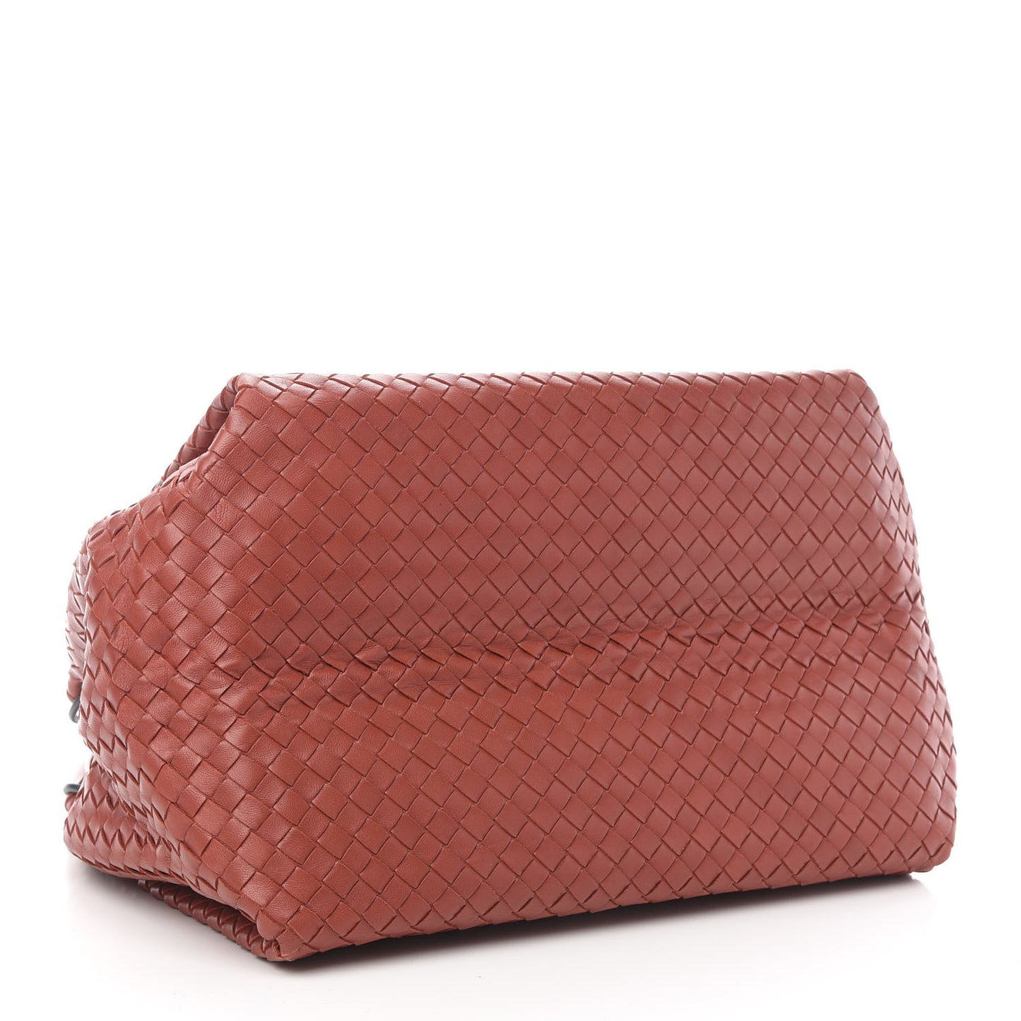 Nappa Intrecciato Parachute Bag Brique