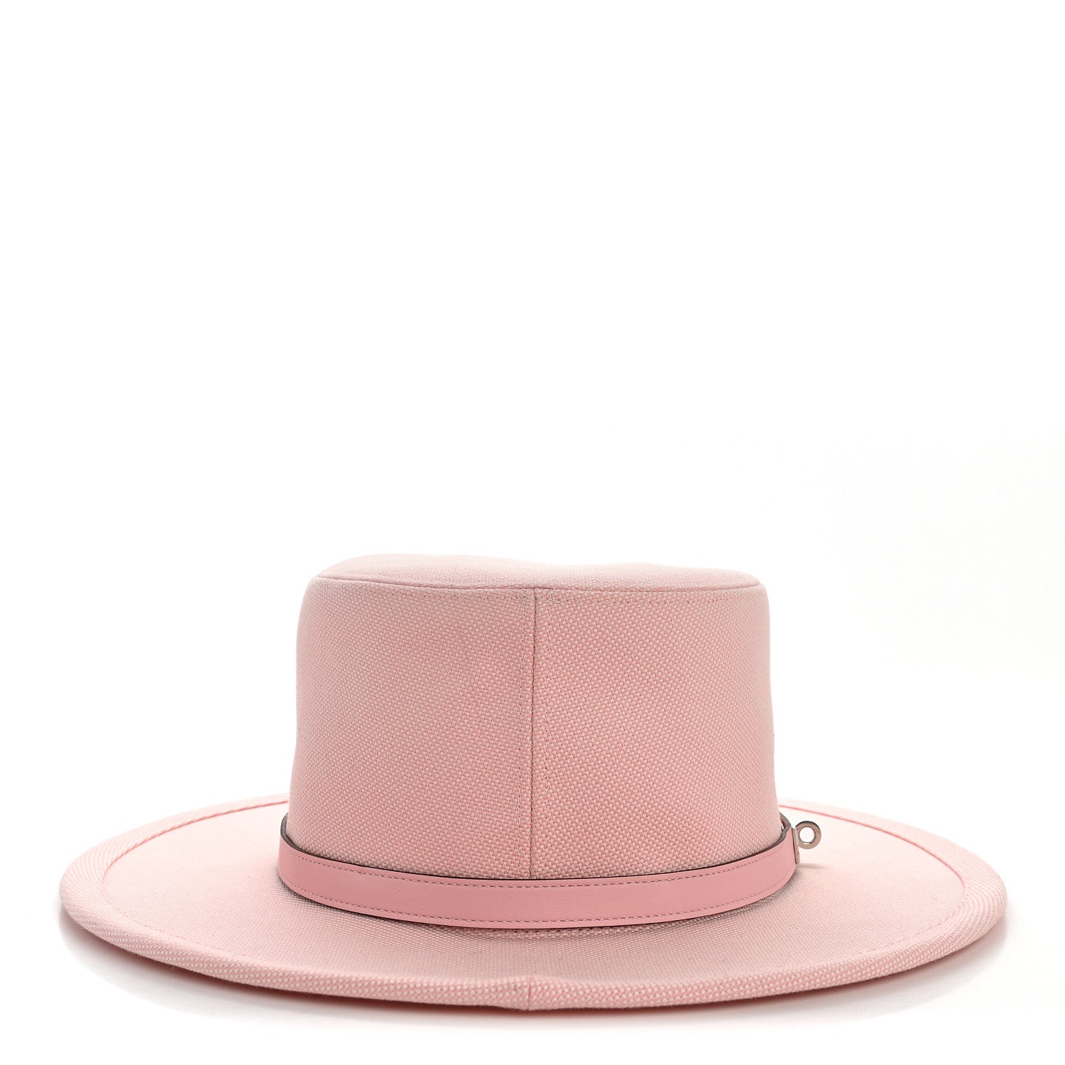 Hermes Toile H Hampton Plein Air Hat 57 Rose Clair Rose Sakura 6 of 9