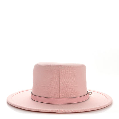 Hermes Toile H Hampton Plein Air Hat 57 Rose Clair Rose Sakura 6 of 9