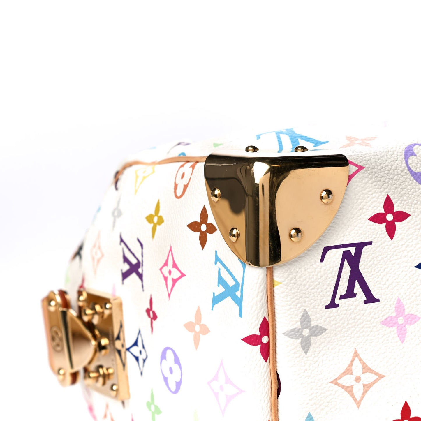 Monogram Multicolor Speedy 30 White