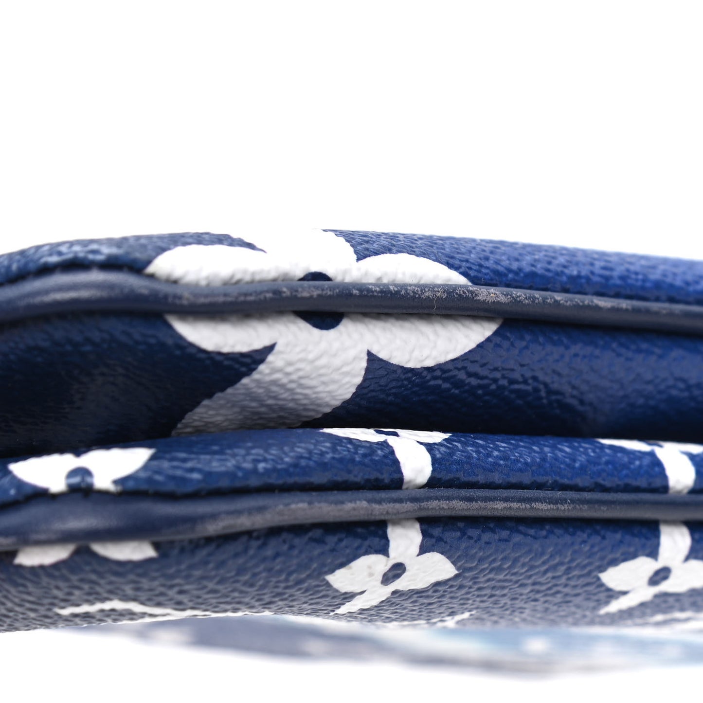 Monogram Giant Escale Double Zip Pochette Blue