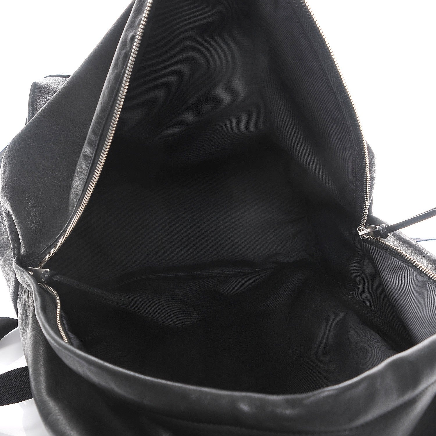 Saint Laurent Lambskin Delave Fringe Backpack Black 6 of 8