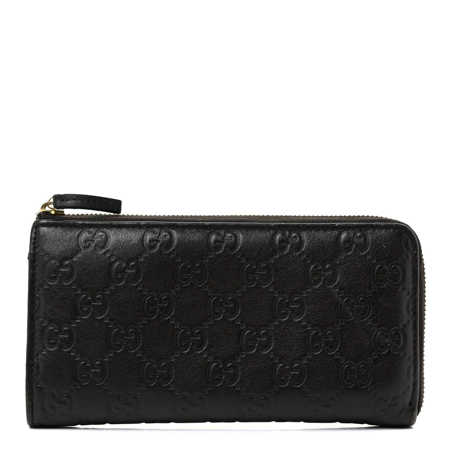 Guccissima Vitello Tender Donna Long Wallet Testa di Moro