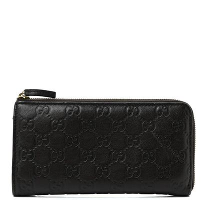 Gucci Guccissima Vitello Tender Donna Long Wallet Testa di Moro 1 of 17