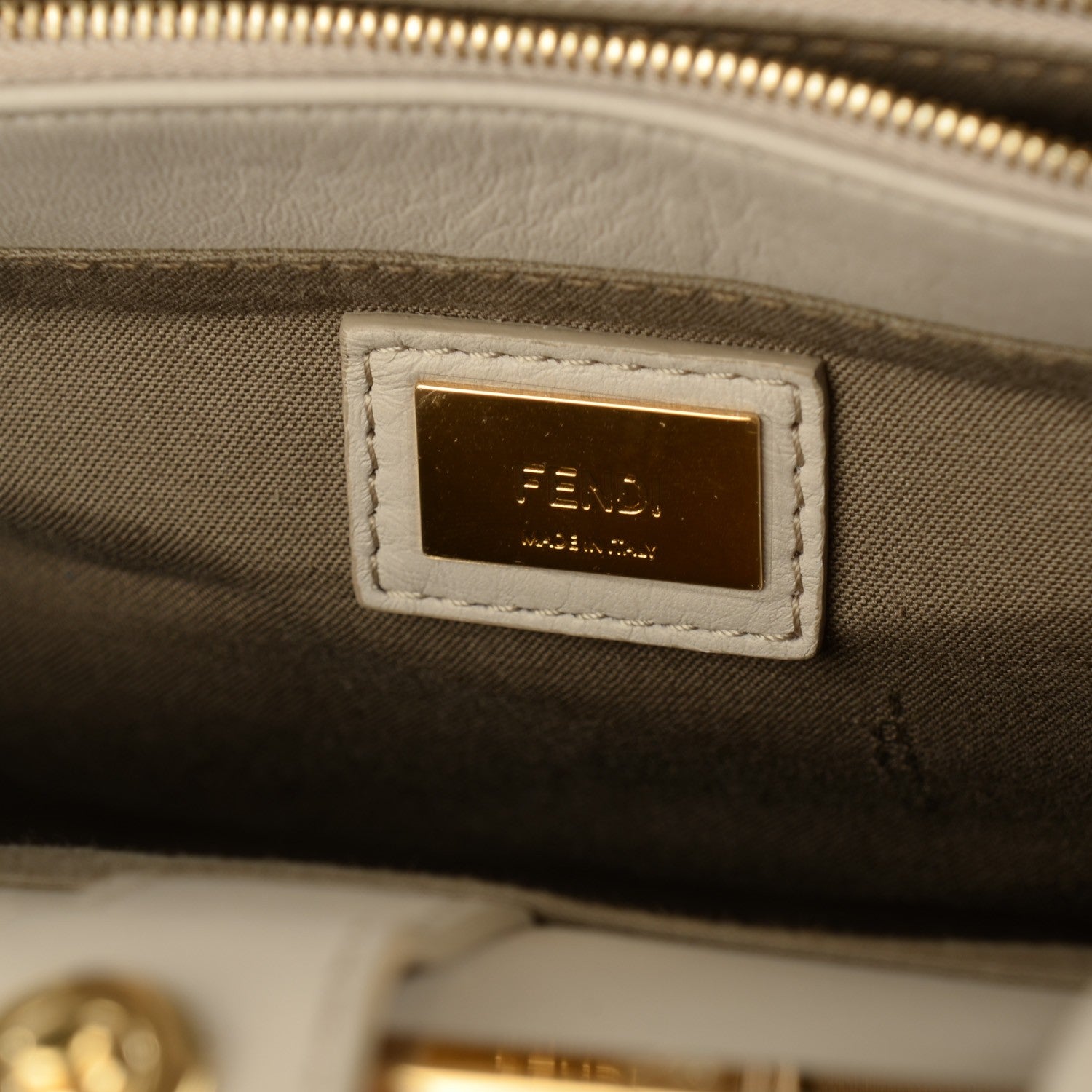 Fendi Vitello Elite Monster Petite 2Jours Tote Multicolor Black Grigio Polvere Multicolor 5 of 7