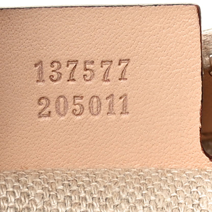 Gucci Canvas Floral Flora Bamboo Ring Hobo White 7 of 10