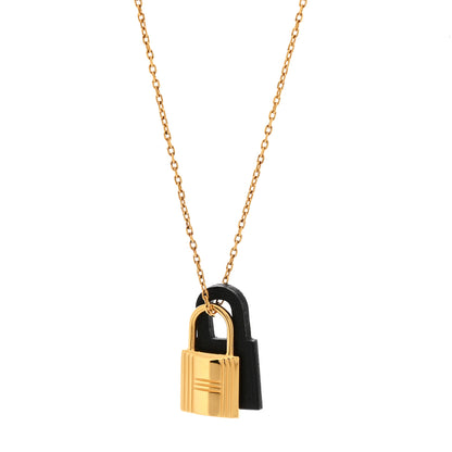 Hermes Swift Small O'Kelly Pendant Necklace Black 4 of 6