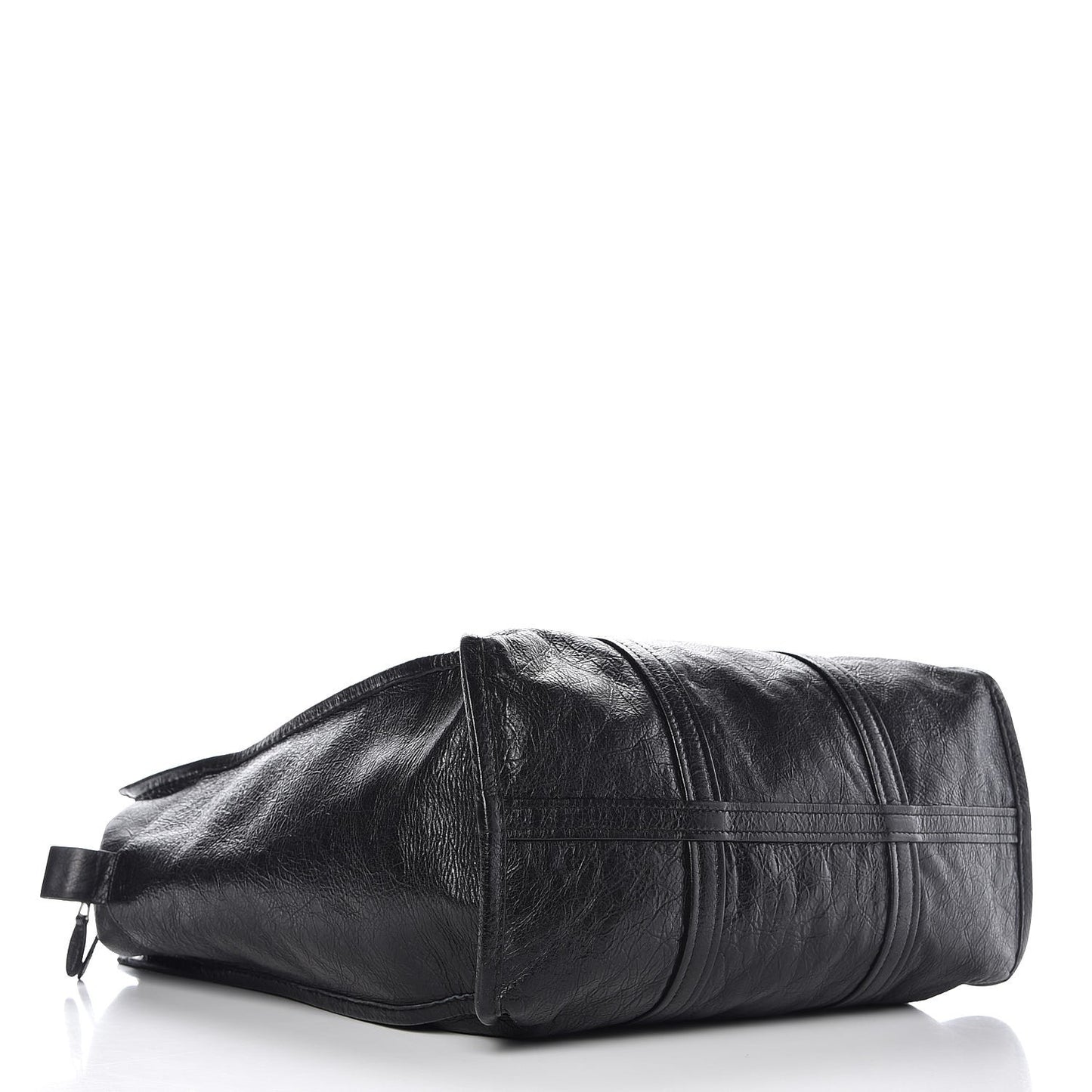 Agneau Medium Bazar Shopper Tote Black