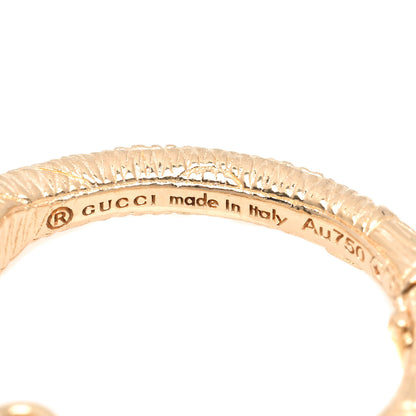 Gucci 18K Yellow Gold Ouroboros Snake Ring Necklace 5 of 6