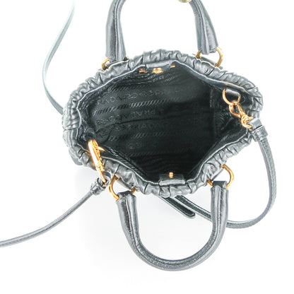 Prada Nappa Gaufre Mini Crossbody Nero Black 5 of 8
