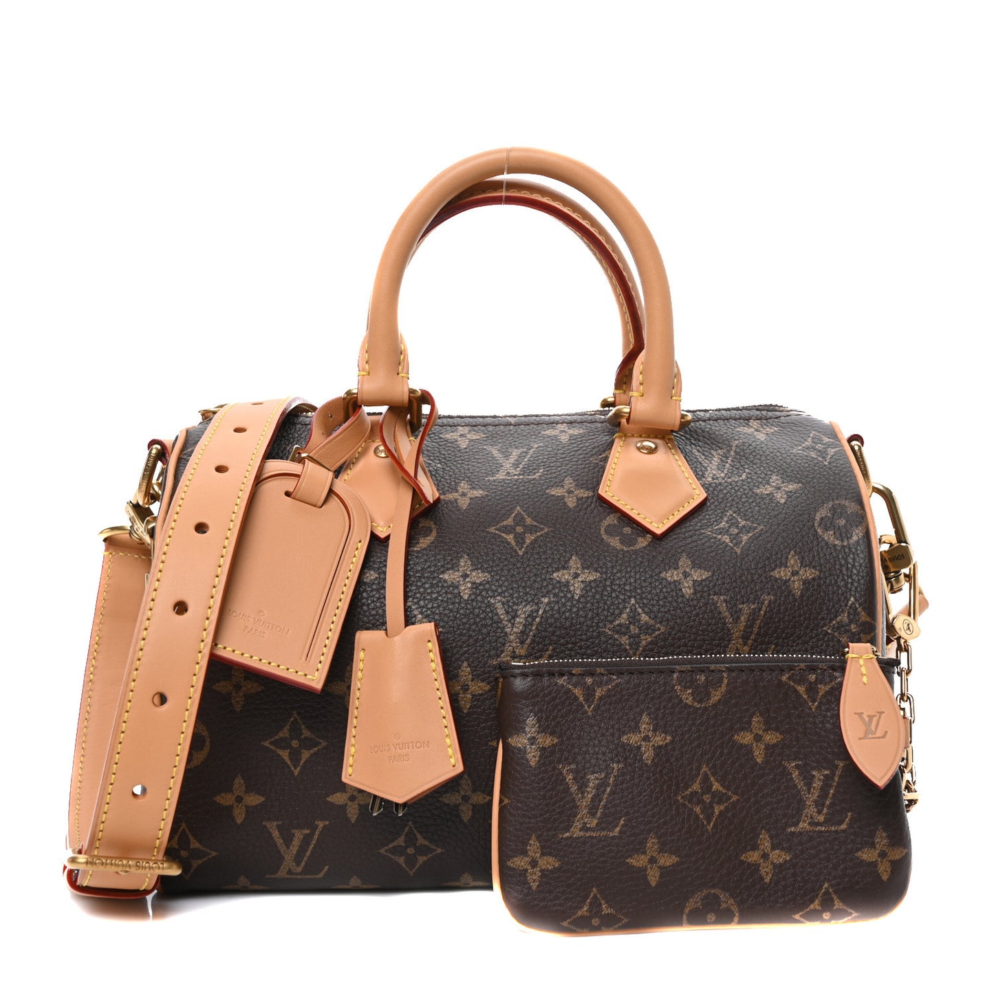 Calfskin Monogram Speedy P9 Bandouliere 25