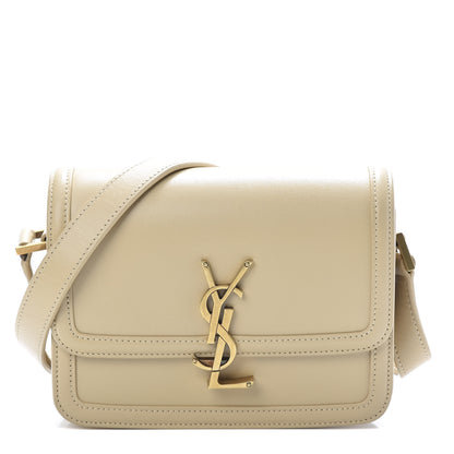 Saint Laurent Smooth Calfskin Small Solferino Satchel Ivory Natural 1 of 11