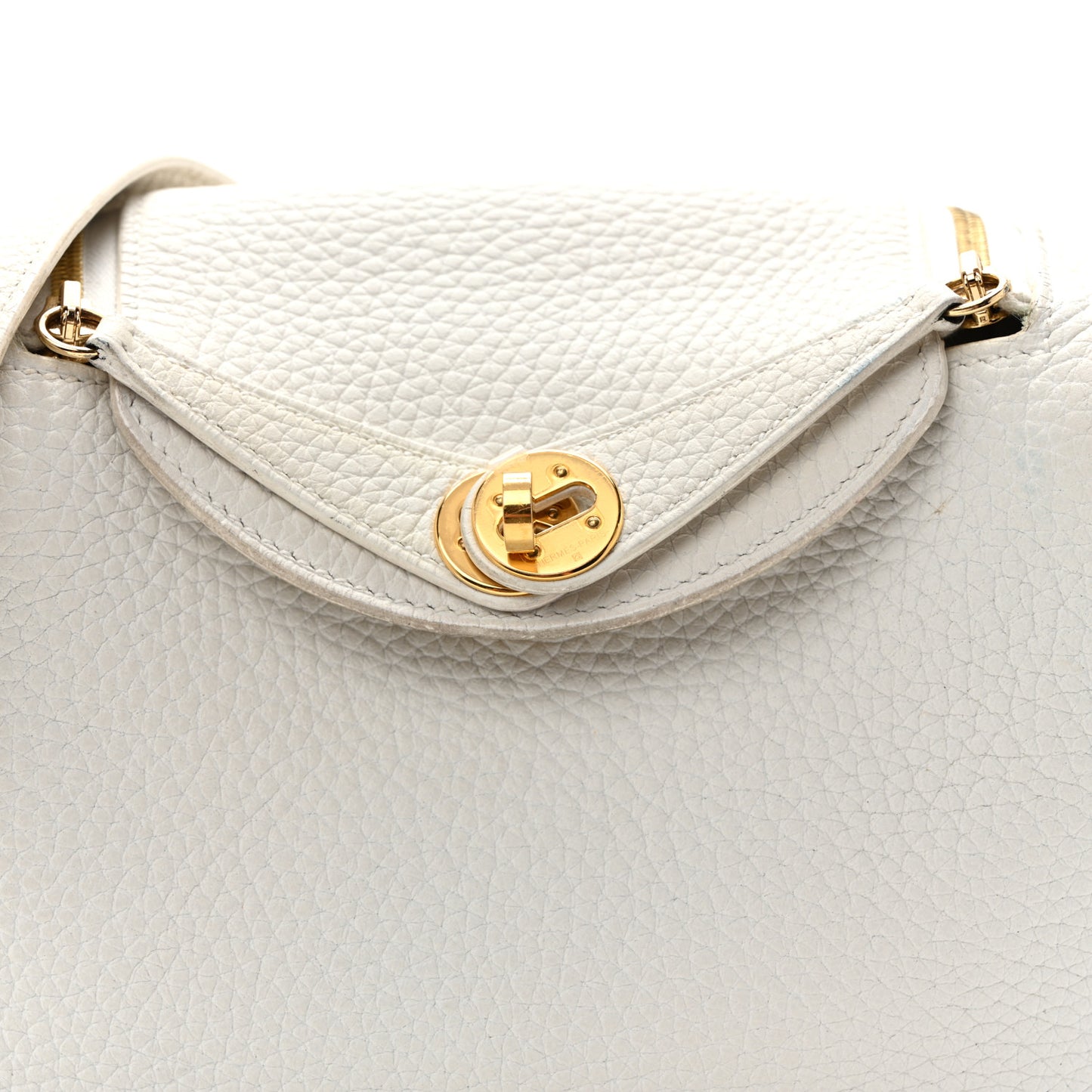 Taurillon Clemence Mini Lindy 20 New White
