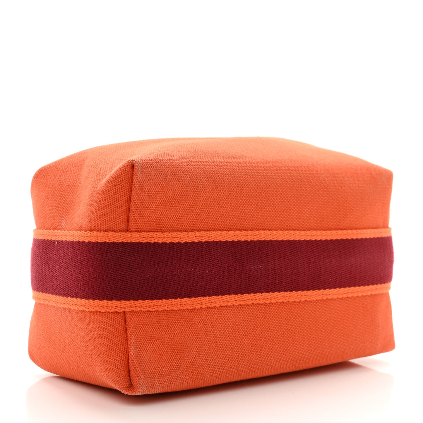 Canvas Small Bride-A-Brac Pouch Orange Burgundy