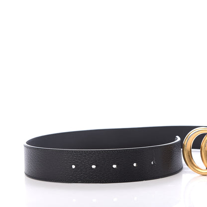 Gucci Textured Calfskin Double G 40mm Belt 85 34 Black 4 of 4