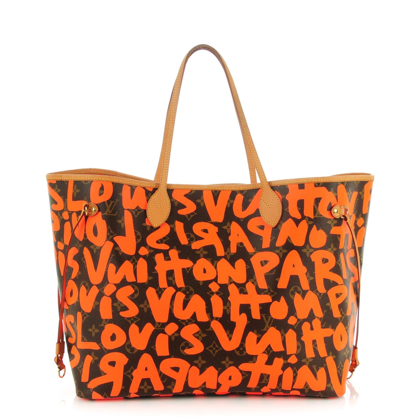 Monogram Graffiti Neverfull GM Orange