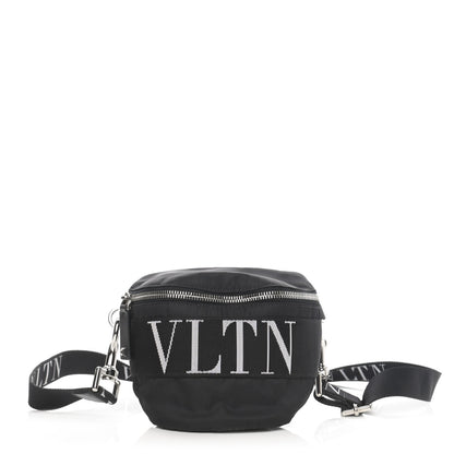 Valentino Garavani Nylon VLTN Shoulder Bag Black 1 of 9