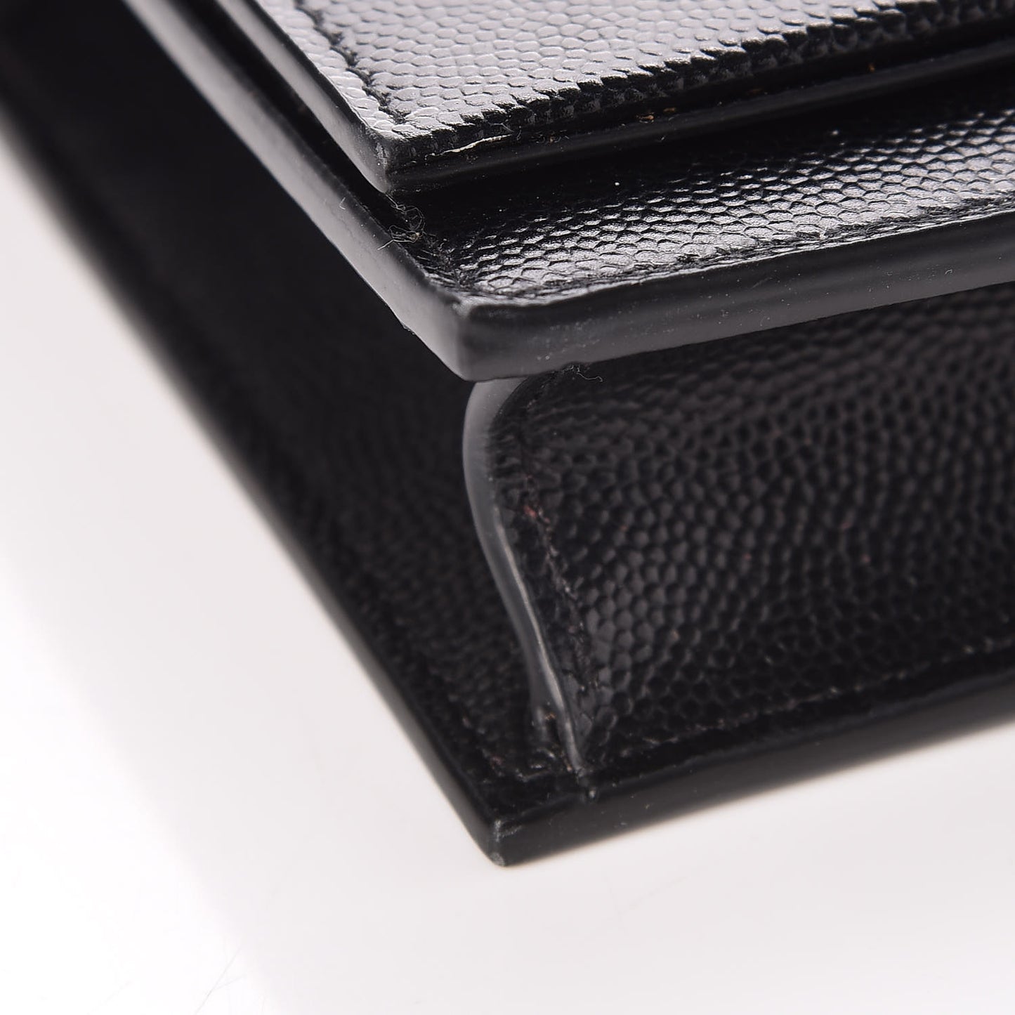 Grain De Poudre Classic Monogram Kate Tassel Chain Wallet Black