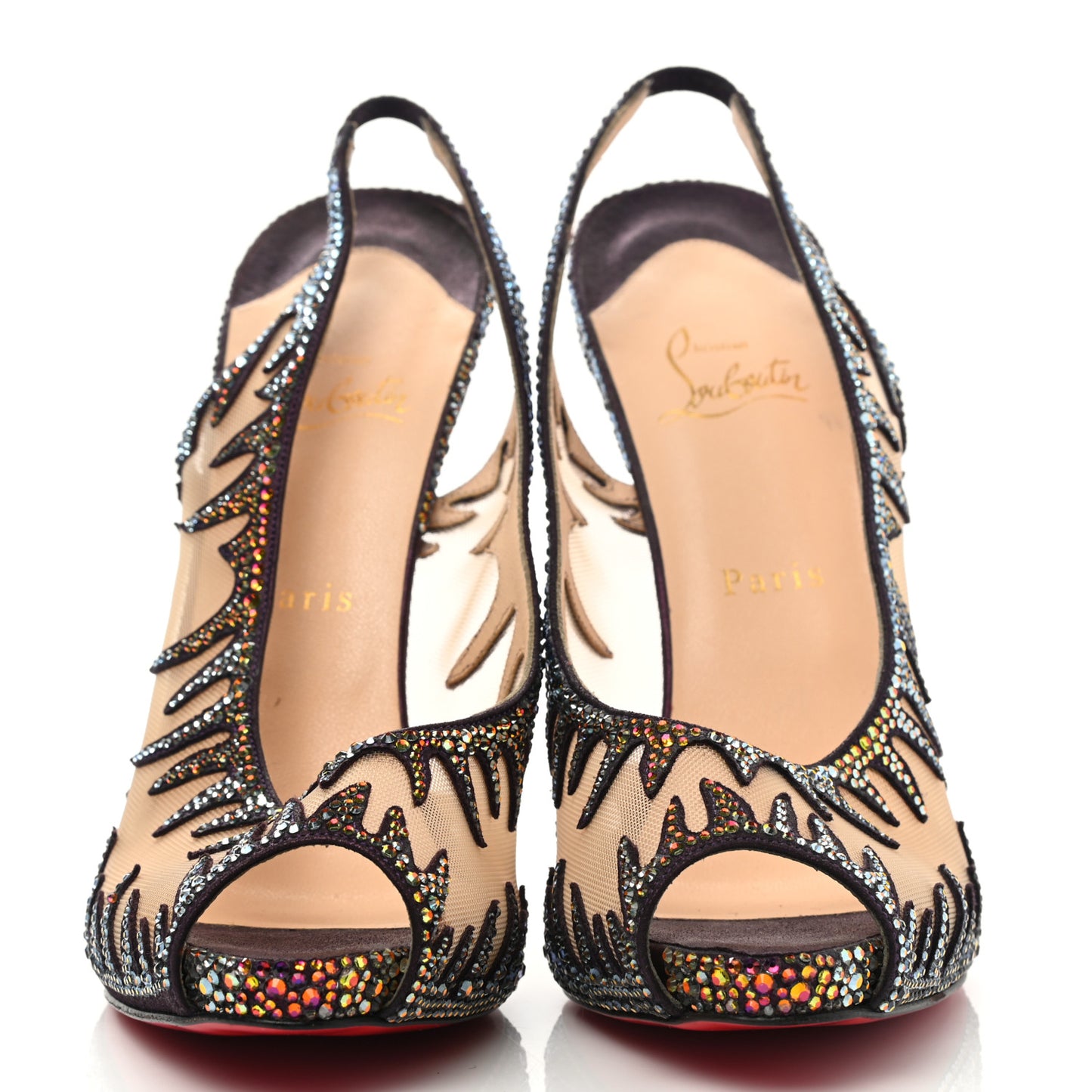 Crystal Mesh Marlena 140 Pumps 40.5 Multicolor