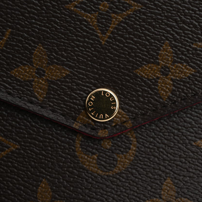 Louis Vuitton Monogram Pochette Felicie Chain Wallet Fuchsia 12 of 14